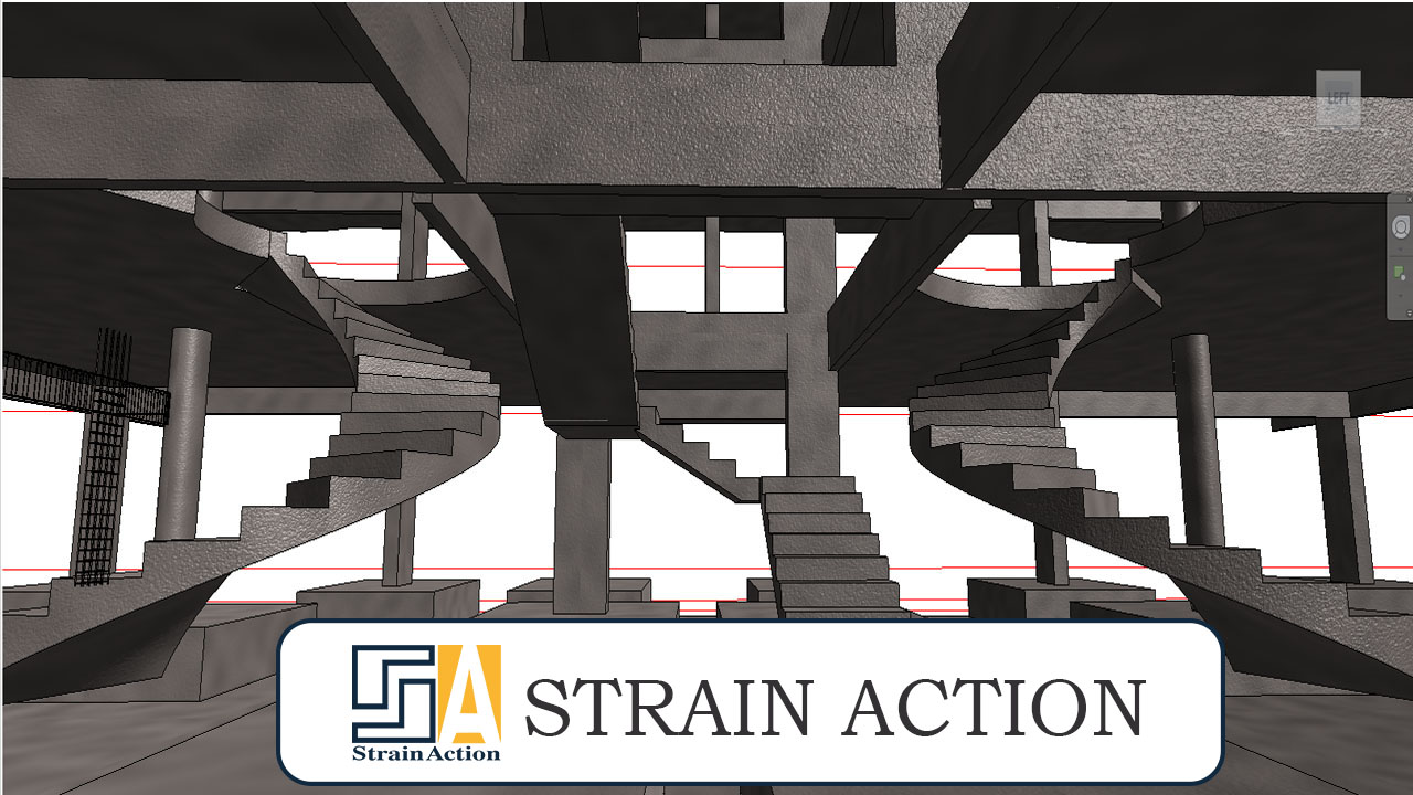 رسم السلم  علي الريفيت