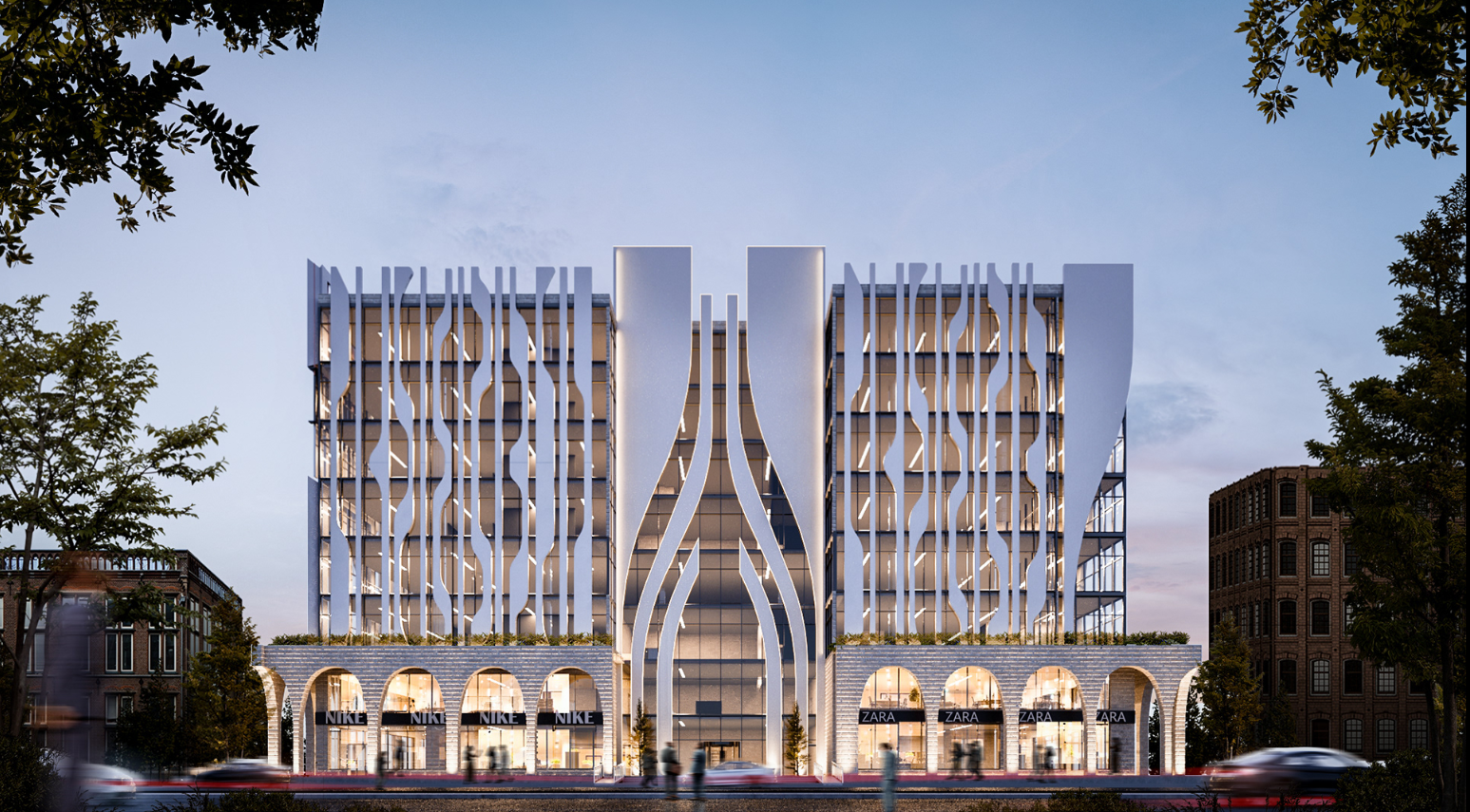 تصميم مبني اداري